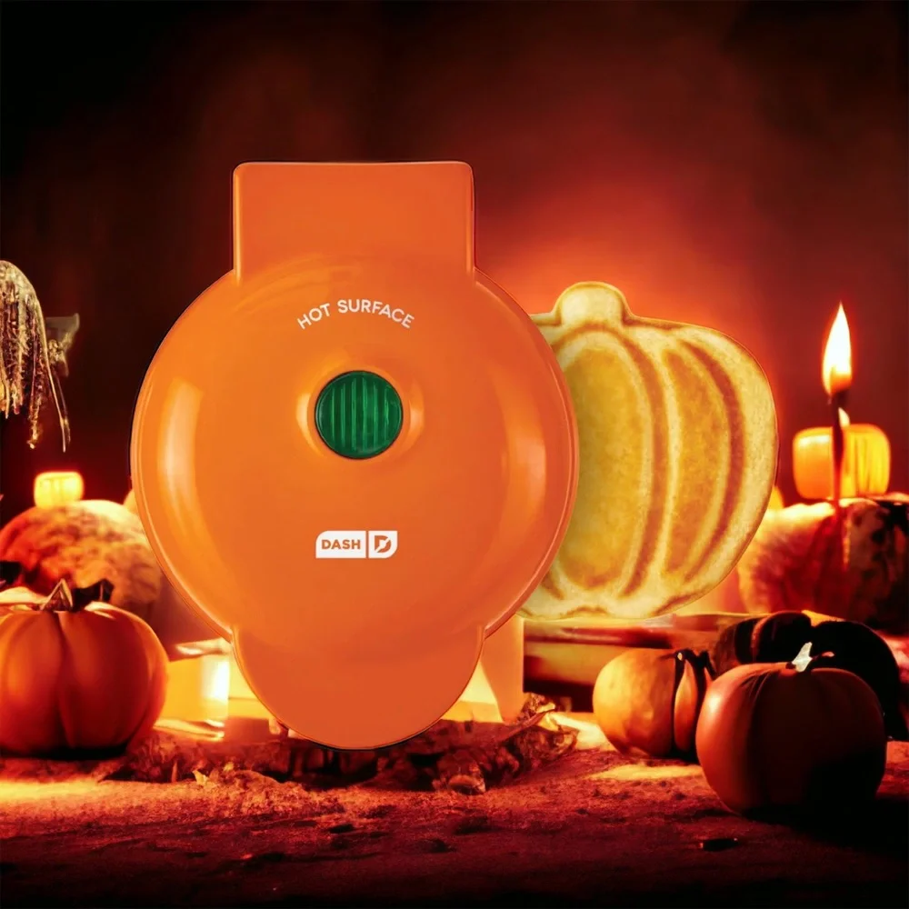 DASH - Pumpkin Mini Waffle Maker